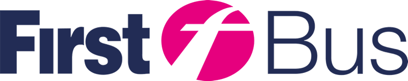 First Bus Pink and Blue Logo
